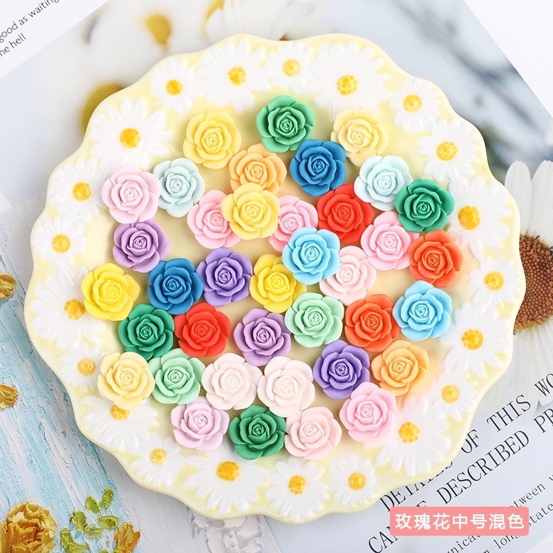 【巔品】✅發票 現貨 立體杯貼 手機裝飾 樹脂配件 軟膠 仿真卡通 愛心漸變 diy奶油膠 手機殼配件 髮夾材料 杯貼-細節圖4