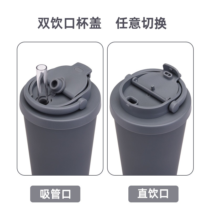 【巔品購物】 830ml 陶瓷保溫杯 手搖雙飲 陶瓷塗層杯 波霸吸管杯 手搖杯 tritan吸管杯 內陶瓷 陶瓷杯-細節圖5