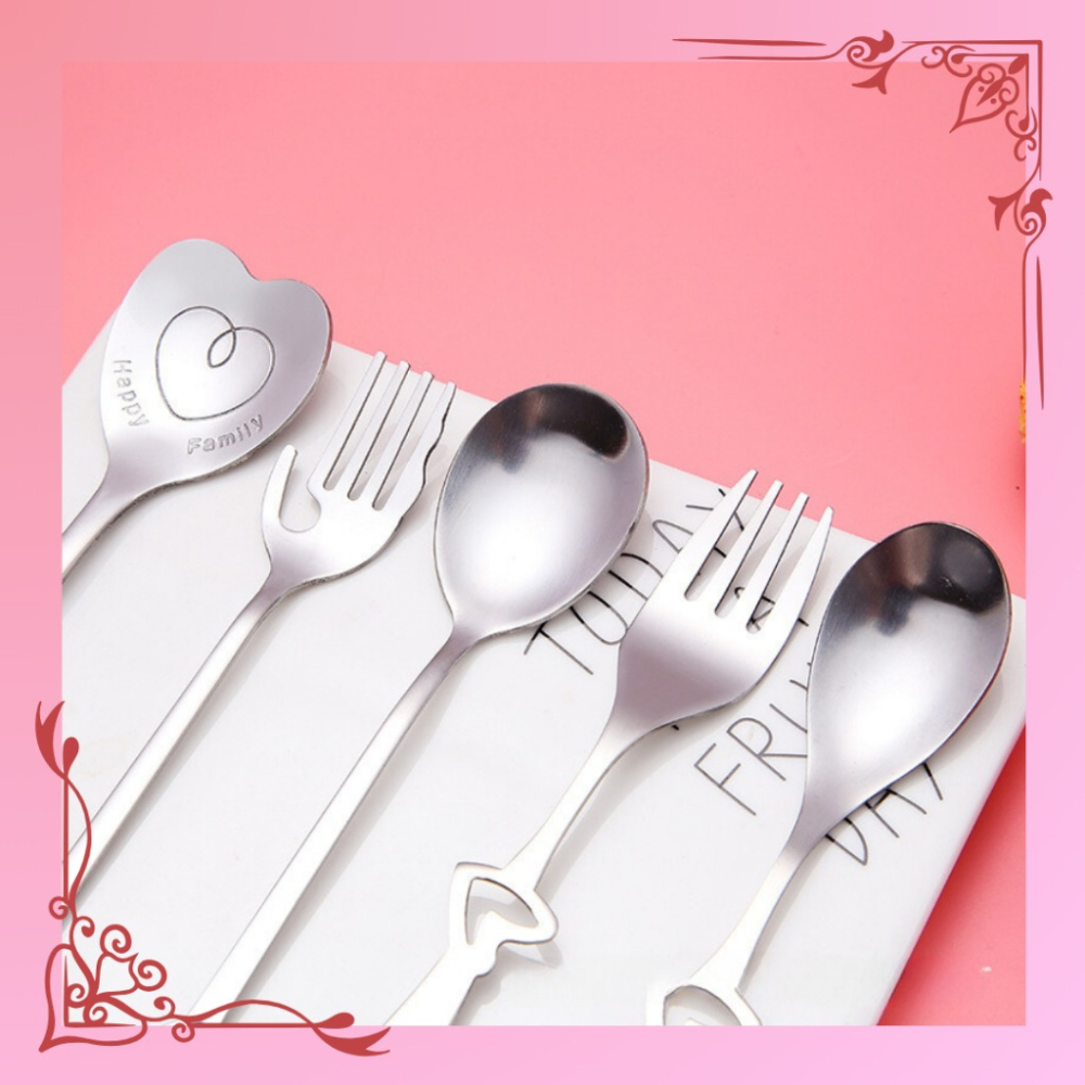 【巔品購物】心型咖啡勺 愛心甜點勺 情侶湯匙 新型攪拌棒 小湯匙 甜點匙 精巧餐具-細節圖2