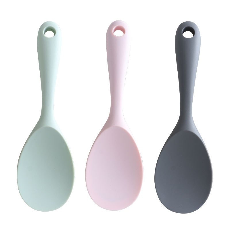 【巔品購物】FDA標準 矽膠飯勺 飯匙 家用矽膠飯勺 廚房用品-細節圖7