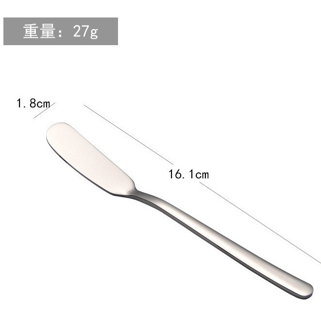 【巔品購物】✅發票 304不鏽鋼奶油刀 果醬抹刀 黃油抹刀 黃油刀 牛油刀 抹油刀 奶酪刀 抹刀 奶油刀-細節圖2