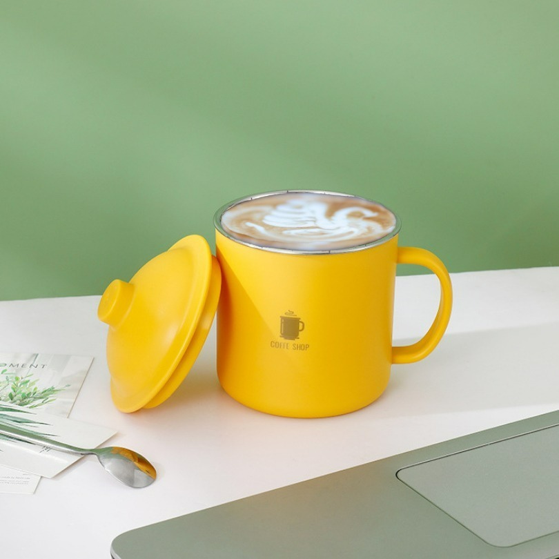 【巔品】【304不鏽鋼】430ml 馬克杯 咖啡杯 不鏽鋼杯 不鏽鋼咖啡杯 304內膽 304水杯 水杯 杯子 漱口杯-細節圖7