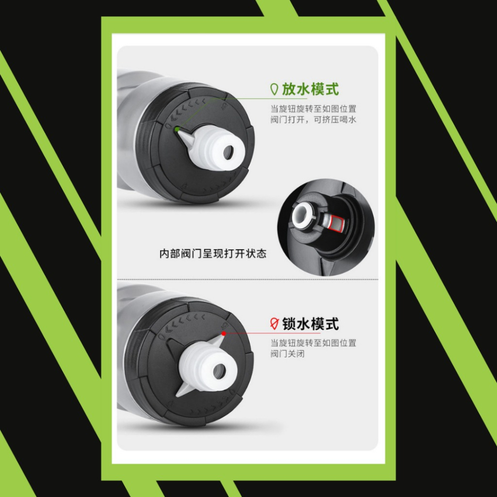 【巔品購物】擠壓自行車水瓶 自行車水壺 噴射水壺 擠壓水壺 噴水瓶-細節圖5