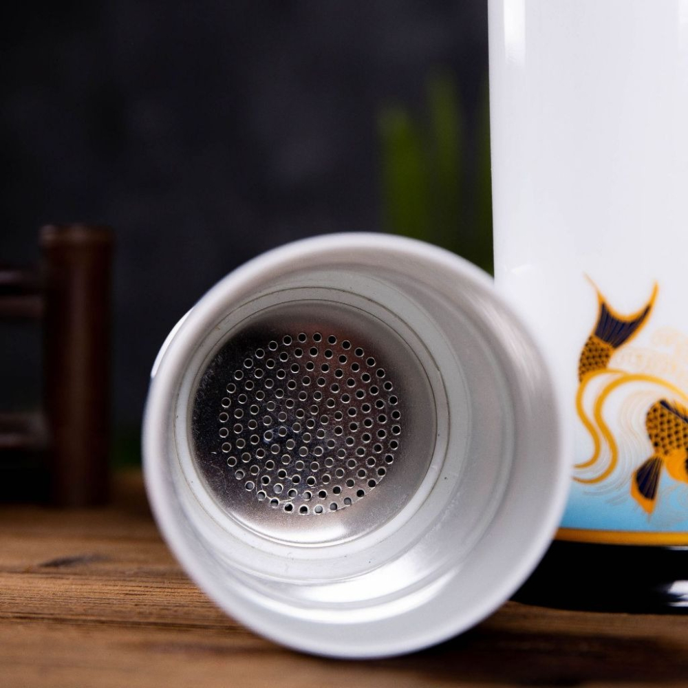 【巔品購物】陶瓷養身杯 遠紅外線水杯 富氫水杯 富氫水轉換杯 陶瓷杯 340ml 杯子 鹼性水 負氫水-細節圖3