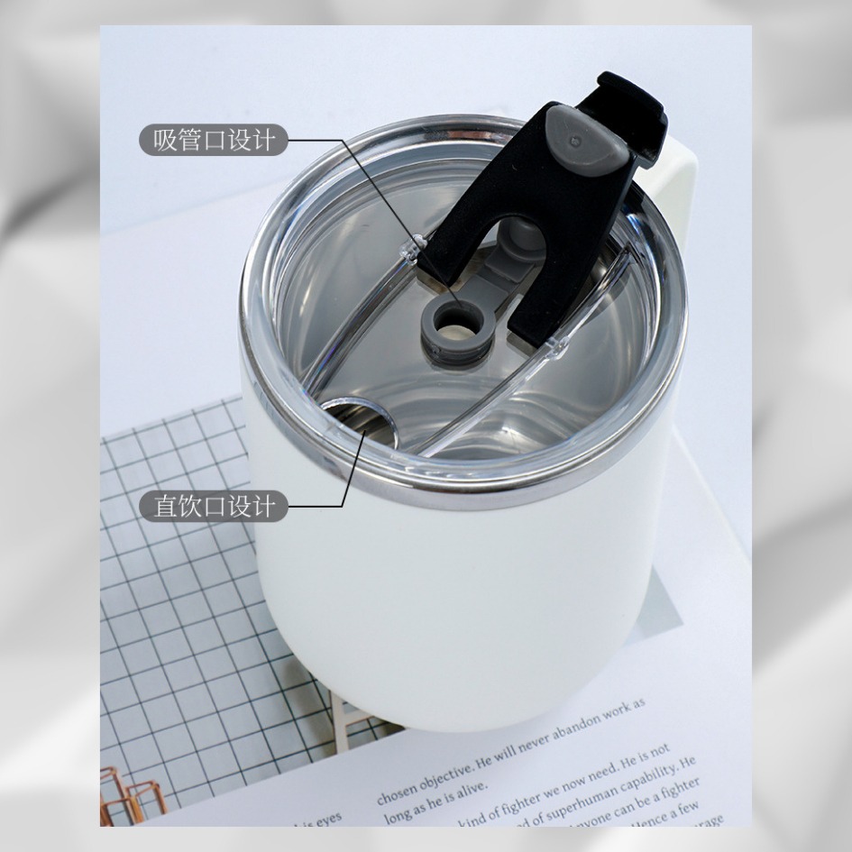 【巔品購物】【歐式風格】500ml 咖啡杯 304不鏽鋼拿鐵杯 不鏽鋼杯 有蓋馬克杯 304杯子 不鏽鋼水杯-細節圖3