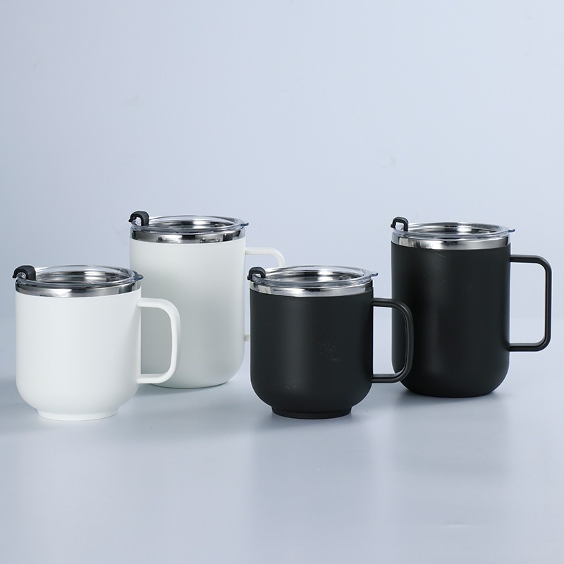 【巔品購物】【歐式風格】500ml 咖啡杯 304不鏽鋼拿鐵杯 不鏽鋼杯 有蓋馬克杯 304杯子 不鏽鋼水杯-細節圖4