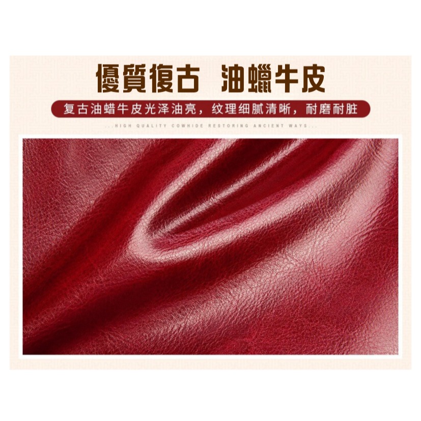 【巔品購物】 防盜刷錢包 女用牛皮小錢包 油蠟牛皮 二折皮夾包 牛皮皮夾-細節圖5