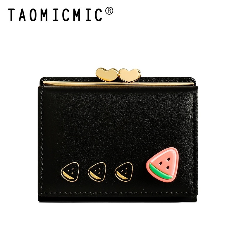 【巔品購物】韓式PU短夾 環保皮革皮包 韓式迷你零錢包 清新淑女風短夾 韓式三折錢包 韓式皮夾-規格圖8