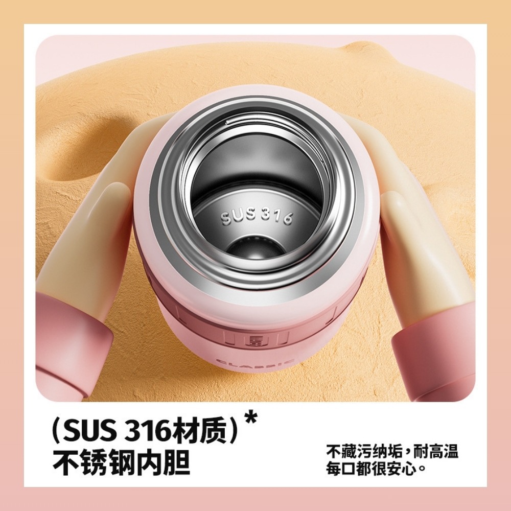 【巔品購物】雙彈跳 316不鏽鋼 500ml 保溫杯 保溫瓶 保溫水壺 雙飲杯 雙飲保溫杯-細節圖3