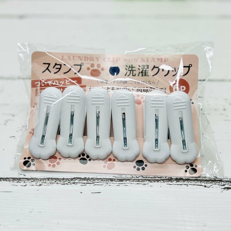 【巔品購物】✅發票 台灣現貨 日本貓爪印曬衣夾 貓貓晾衣夾 貓爪晾衣夾 貓腳印衣夾 貓肉球曬衣夾-規格圖6