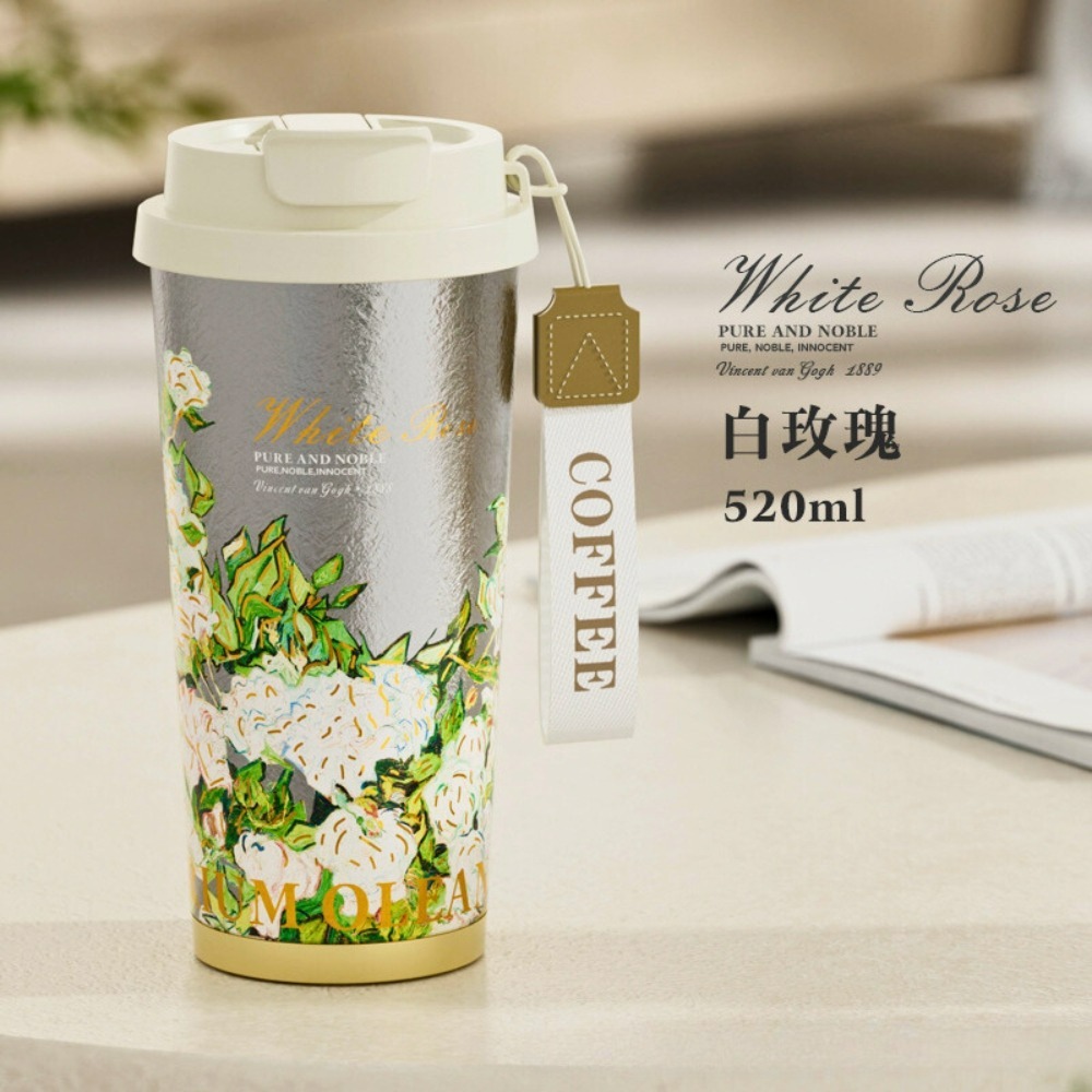 【巔品購物】99%純鈦咖啡杯 雙飲咖啡杯 純鈦保溫杯 鈦杯 鈦金屬杯 鈦保溫杯-規格圖1