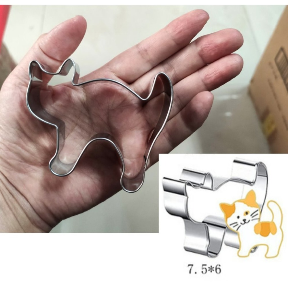 【巔品購物】✅發票 貓咪小魚餅乾模 餅乾壓模 餅乾模具 卡通餅乾模 糖霜餅乾模 翻糖工具 切模 巧克力壓模餅乾模-規格圖9