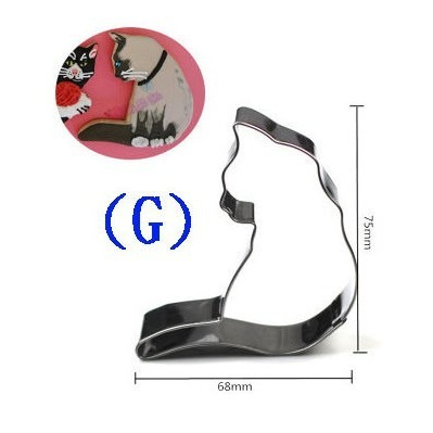 【巔品購物】✅發票 貓咪小魚餅乾模 餅乾壓模 餅乾模具 卡通餅乾模 糖霜餅乾模 翻糖工具 切模 巧克力壓模餅乾模-規格圖9