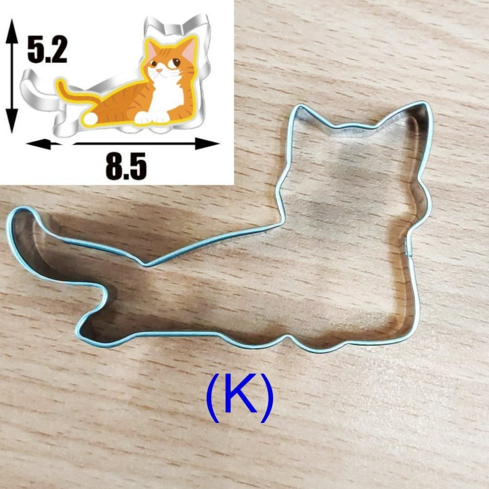 【巔品購物】✅發票 貓咪小魚餅乾模 餅乾壓模 餅乾模具 卡通餅乾模 糖霜餅乾模 翻糖工具 切模 巧克力壓模餅乾模-規格圖9
