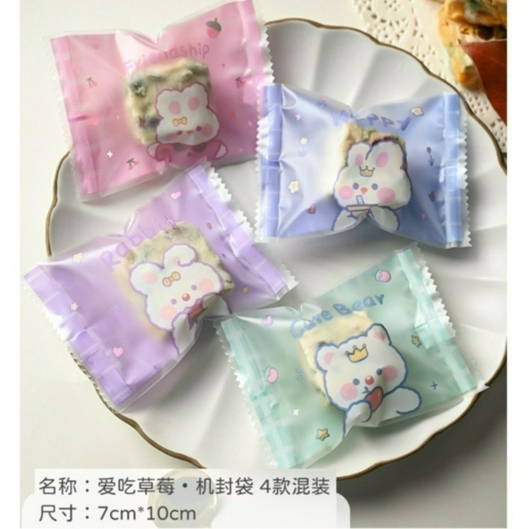 【巔品】✅發票 7*10公分 現貨 雪Q餅袋 牛軋糖機封袋 牛軋糖包裝袋 雪花酥包裝袋 機封袋 糖果包裝袋 花生酥包裝袋-規格圖10