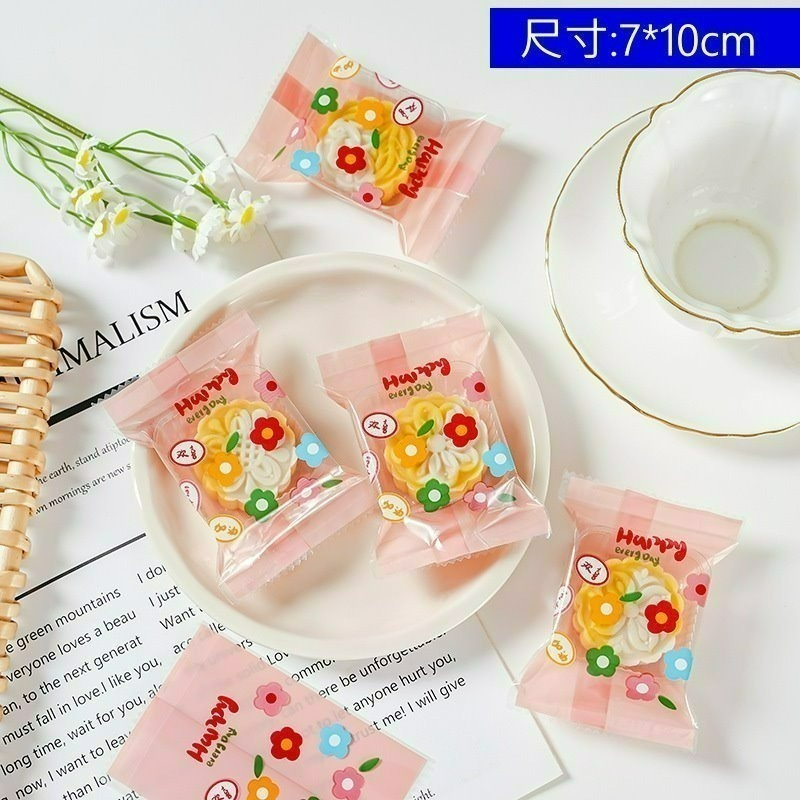 【巔品購物】✅發票 7*10公分 雪Q餅袋 雪花酥袋 雪Q餅包裝袋 雪Q餅機封袋 糖果袋 雪花酥包裝袋 點心袋 牛軋糖袋-規格圖8