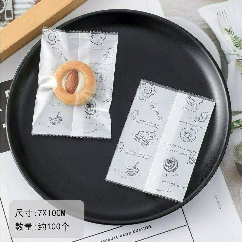 【巔品購物】✅發票 7*10公分 雪Q餅袋 雪花酥袋 雪Q餅包裝袋 雪Q餅機封袋 糖果袋 雪花酥包裝袋 點心袋 牛軋糖袋-規格圖8