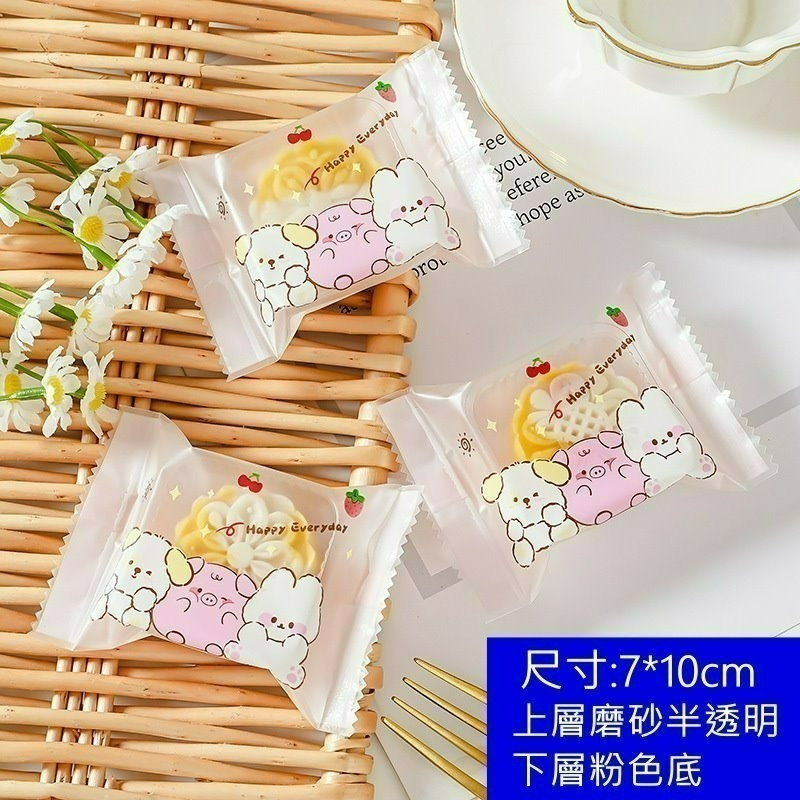 【巔品購物】✅發票 7*10公分 雪Q餅袋 雪花酥袋 雪Q餅包裝袋 雪Q餅機封袋 糖果袋 雪花酥包裝袋 點心袋 牛軋糖袋-規格圖8