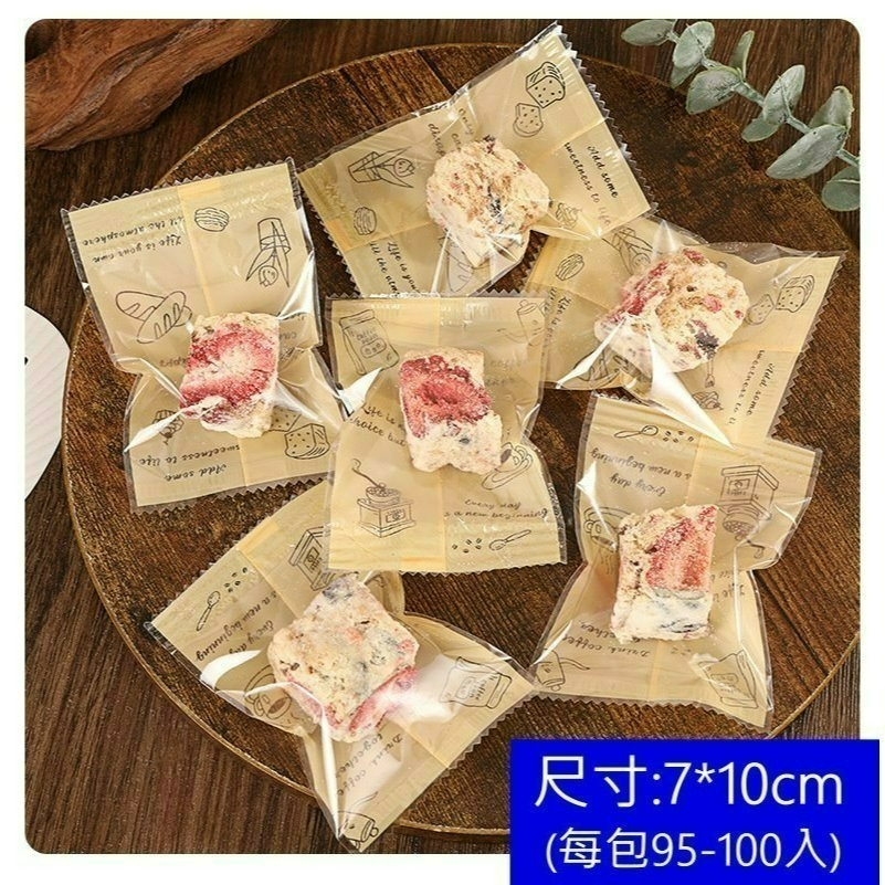 【巔品購物】✅發票 7*10公分 雪Q餅袋 雪花酥袋 雪Q餅包裝袋 雪Q餅機封袋 糖果袋 雪花酥包裝袋 點心袋 牛軋糖袋-規格圖8