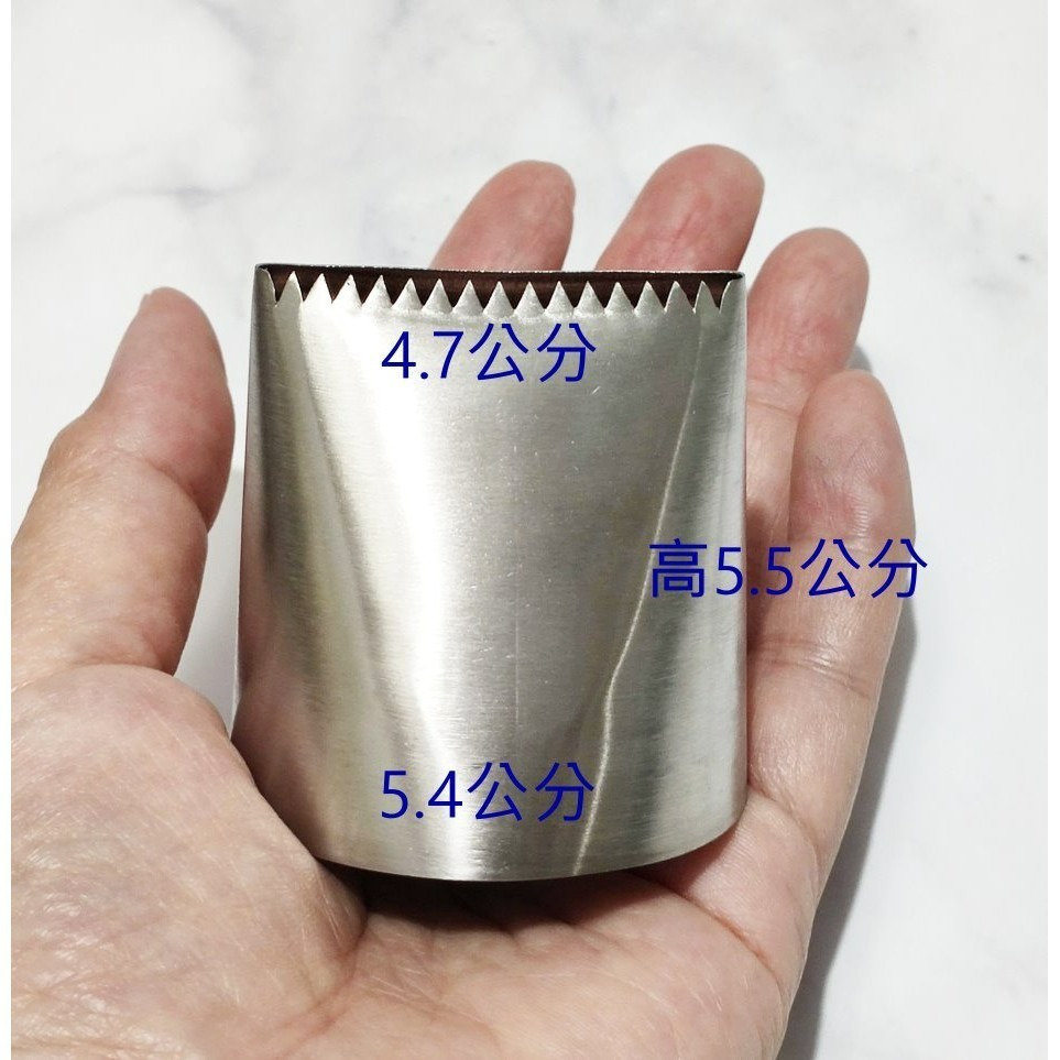 【巔品】304不鏽鋼花嘴 裱花嘴 不鏽鋼裱花嘴 曲奇餅乾花嘴 寫字花嘴 8齒花嘴 葉子花嘴 玫瑰花嘴 花籃花嘴 蛋糕DI-規格圖9