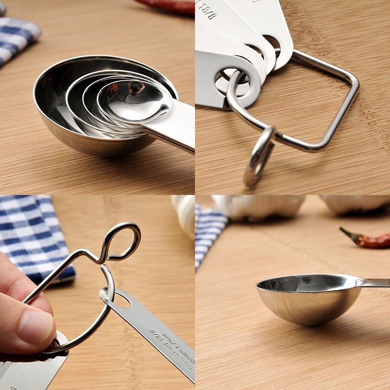 【巔品購物】✅發票 現貨 304不鏽鋼量勺 304不鏽鋼量匙 奶粉勺 料理用具 料理量杯-細節圖6