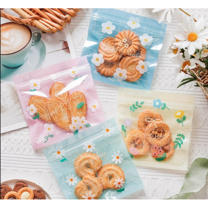 【巔品】✅發票 50入方形夾鏈袋 籃框雲朵熊 4合1 夾鏈袋 餅乾袋 糖果袋 夾鍊袋 自封袋 自立袋 點心袋 食品包裝袋-規格圖11