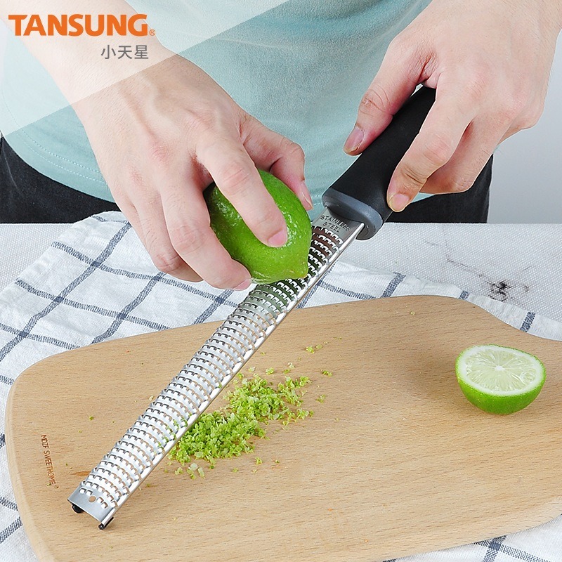 【巔品購物】304不鏽鋼奶油起司刨刀 檸檬鉋刀 刨絲器 胡蘿蔔刨絲-細節圖3