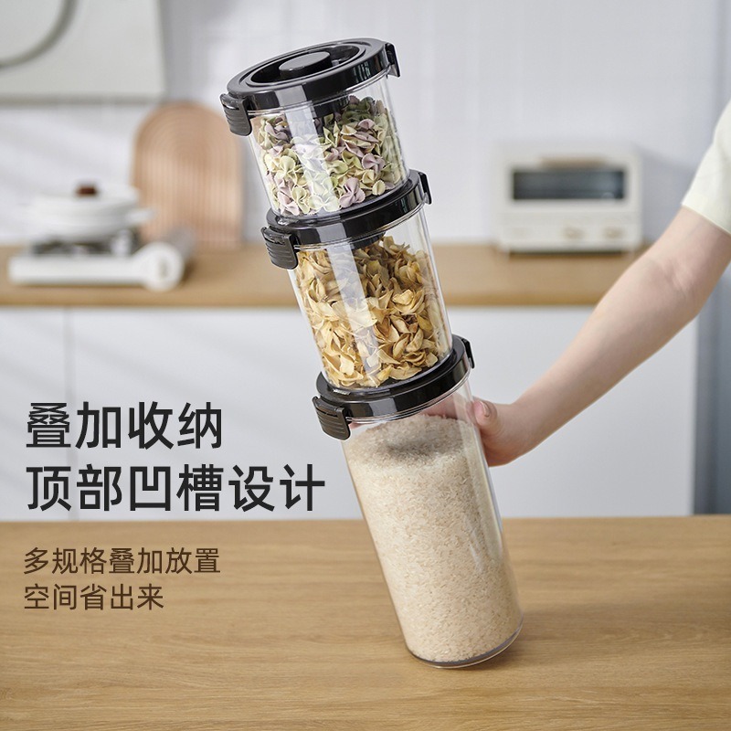 【巔品購物】✅發票【按壓抽真空】密封保鮮盒 按壓式抽真空罐 防潮保鮮盒 塑膠保鮮盒 真空保鮮盒 塑膠收納盒 分類盒-細節圖2