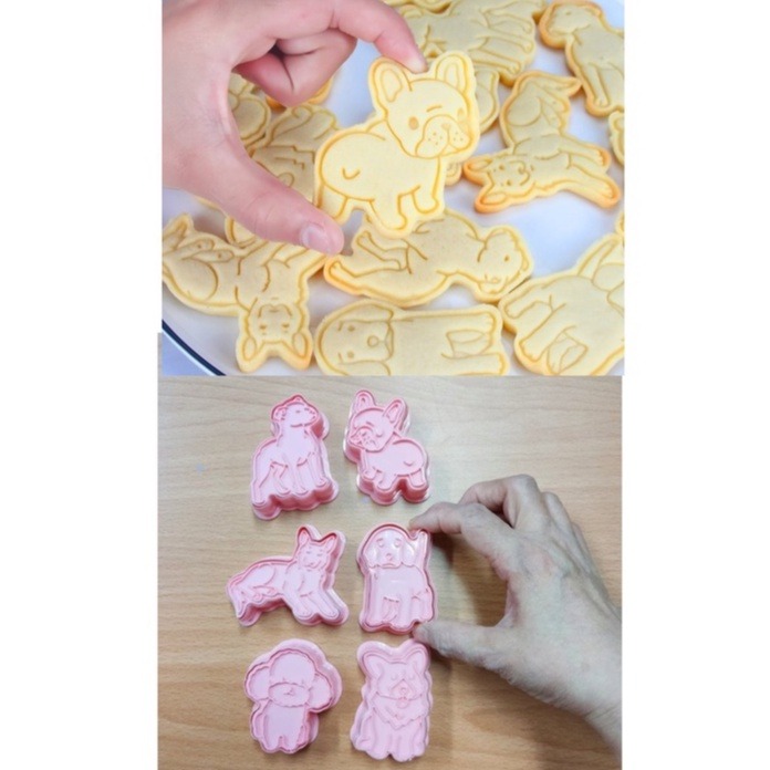 【巔品】✅發票 現貨 餅乾模 6件套/8件套招財貓餅乾壓模 卡通餅乾模 鳳梨酥模 綠豆糕壓模 翻糖餅乾曲奇 壓模 糖霜餅-規格圖9