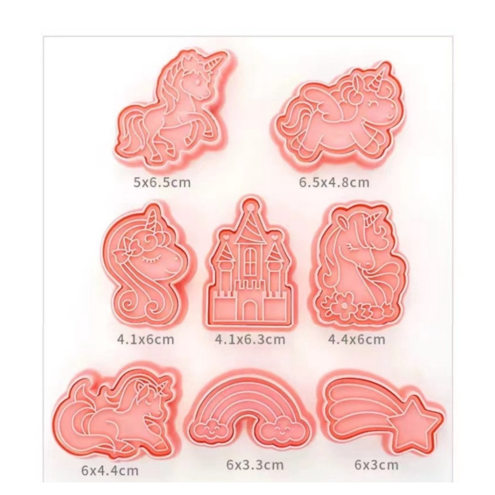 【巔品】✅發票 現貨 餅乾模 6件套/8件套招財貓餅乾壓模 卡通餅乾模 鳳梨酥模 綠豆糕壓模 翻糖餅乾曲奇 壓模 糖霜餅-規格圖9