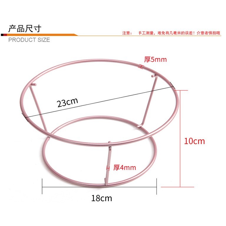 【巔品】✅發票&現貨 chefmade 學廚玫瑰金倒扣架 4吋6吋8吋 倒扣架 學廚倒扣架 戚風蛋糕倒扣架 戚風蛋糕冷卻-細節圖7
