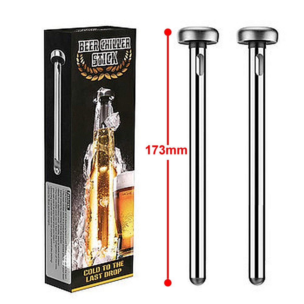 【巔品購物】✅發票 304不鏽鋼啤酒冷卻棒 速凍啤酒棒 自帶開瓶器 冰鎮啤酒棒 不鏽鋼冰棒 冰塊-規格圖7