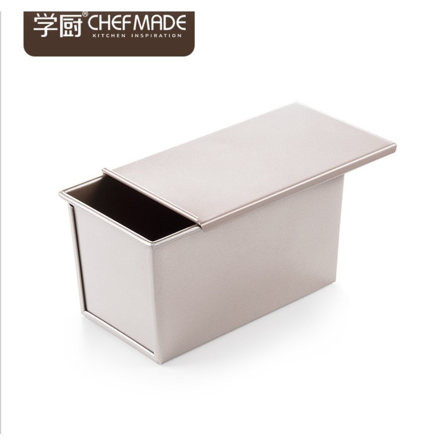 【巔品】chefmade 學廚 12兩 平面吐司模 重型鋼 吐司盒 烘焙用具 烘焙用品 烘焙 模具 烤模 烘焙 器具 烘-細節圖2