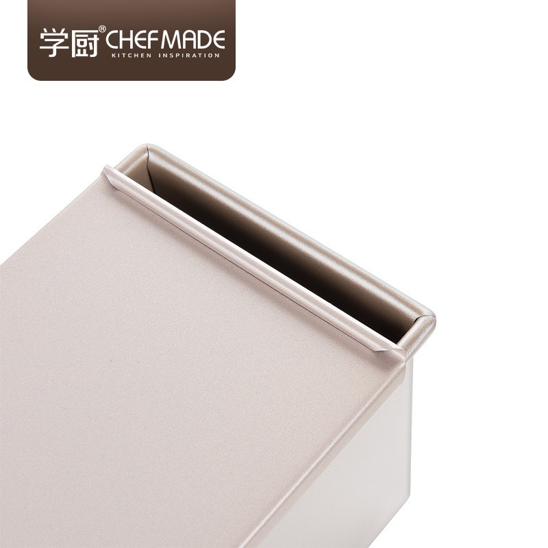 【巔品】chefmade 學廚 12兩 平面吐司模 重型鋼 吐司盒 烘焙用具 烘焙用品 烘焙 模具 烤模 烘焙 器具 烘-細節圖3