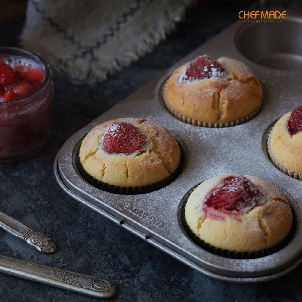【巔品】✅發票 chefmade學廚 6連馬芬蛋糕模 德國布丁模 杯子蛋糕模 烘焙用具 烘焙用品 廚房 模具 烤模 烤盤-細節圖2