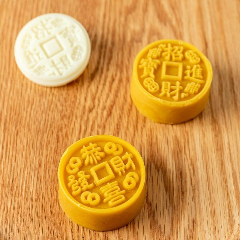 【巔品購物】✅發票&現貨 50克中國風開運月餅模 鳯梨酥模 綠豆糕模 招財月餅模 金榜提名月餅模 步步高昇月餅模 月餅模-規格圖9