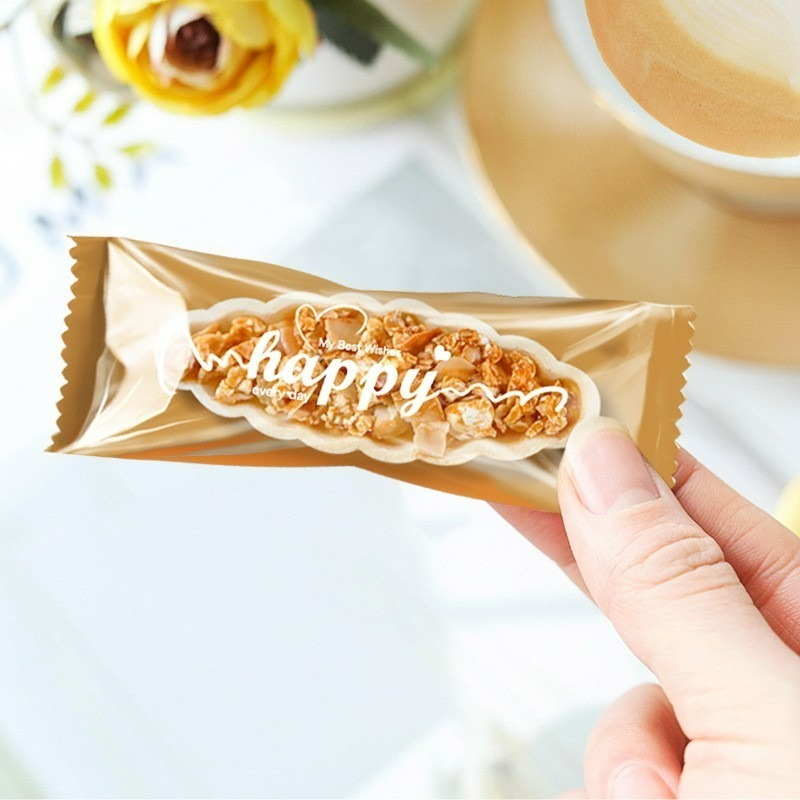 【巔品購物】焦糖杏仁堅果酥包裝袋 糯米船包裝袋 二合一 長方形牛軋酥餅機封袋 機封袋 包裝袋 糯米船袋-細節圖5