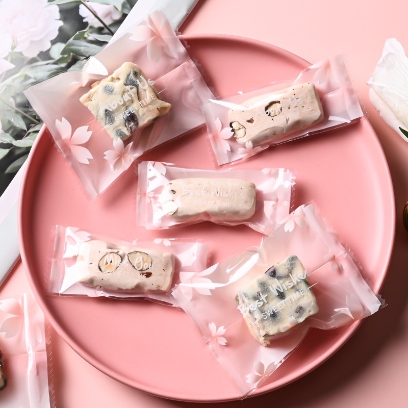 【巔品】✅發票 7*10公分 現貨 雪Q餅袋 牛軋糖機封袋 牛軋糖包裝袋 雪花酥包裝袋 機封袋 糖果包裝袋 花生酥包裝袋-細節圖8