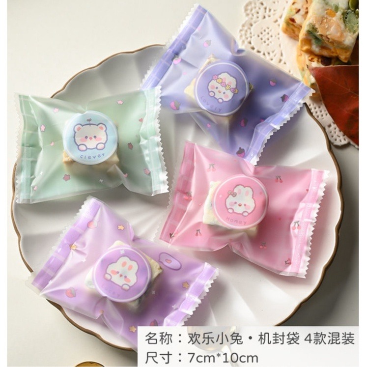 【巔品】✅發票 7*10公分 現貨 雪Q餅袋 牛軋糖機封袋 牛軋糖包裝袋 雪花酥包裝袋 機封袋 糖果包裝袋 花生酥包裝袋-規格圖9