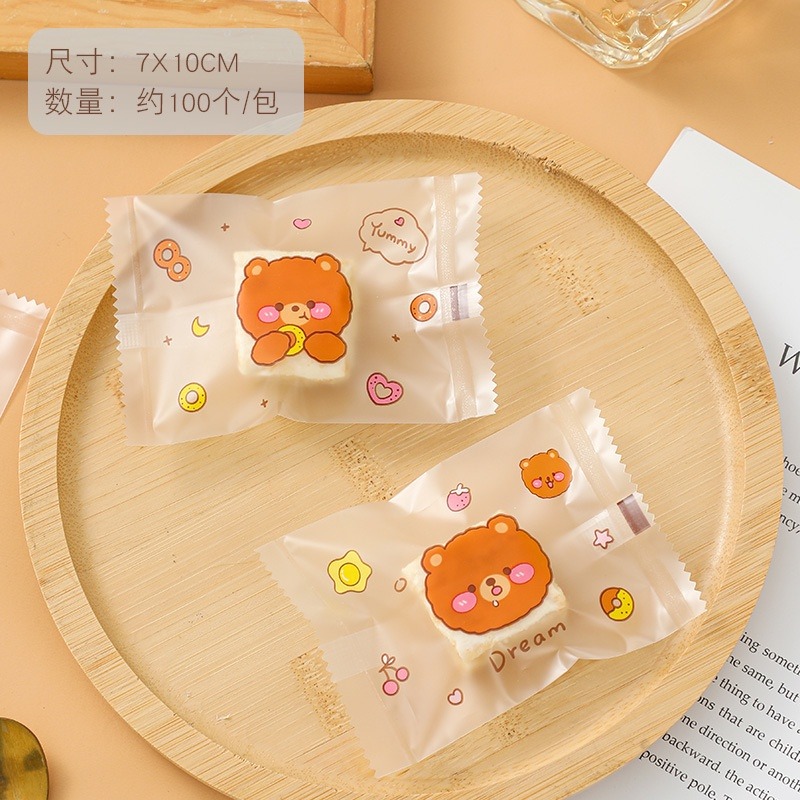 【巔品】✅發票 7*10公分 現貨 雪Q餅袋 牛軋糖機封袋 牛軋糖包裝袋 雪花酥包裝袋 機封袋 糖果包裝袋 花生酥包裝袋-規格圖9