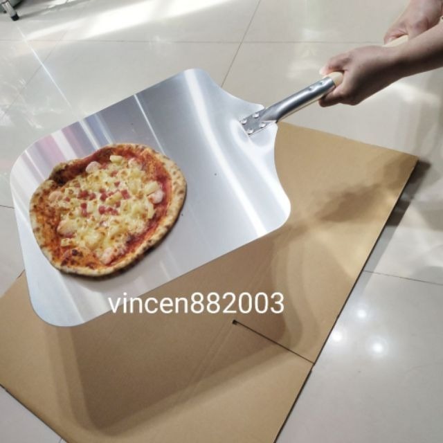 【巔品購物】🌸9吋/12吋/14吋鋁合金木柄披薩鏟 PIZZA鏟 比薩鏟 入爐器 披薩鏟 批薩鏟 出爐器-現貨-細節圖3