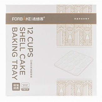 【巔品】✅發票&現貨 法焙客 FOR BAKE 12連瑪德蓮模 貝模 瑪德蓮烤模 12連貝殼模 磅蛋糕模 烘焙用品 烘焙-細節圖9