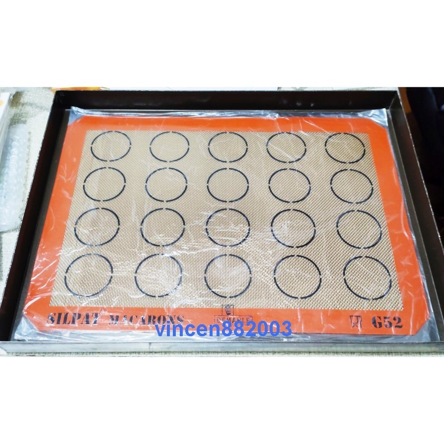 【巔品】⭕好先生烤箱專用 馬卡龍矽膠墊 、焙雅客烤箱專用 / 專業半盤烤箱專用 矽膠墊 餅乾烤墊 杏仁瓦片.泡芙烤墊 馬-細節圖7