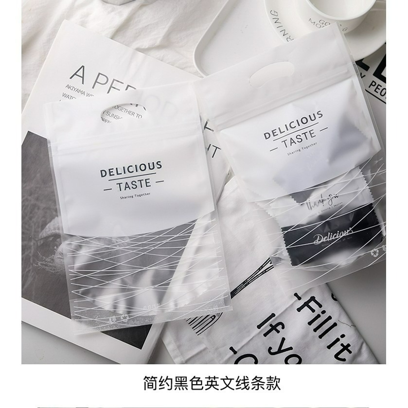 【巔品】🍒25入 站立袋 夾鏈袋 磨砂食品站立拉鍊袋 點心袋 餅乾袋 雪Q餅袋 牛軋糖袋 糖果袋 牛軋餅包裝袋 雪花酥-規格圖8