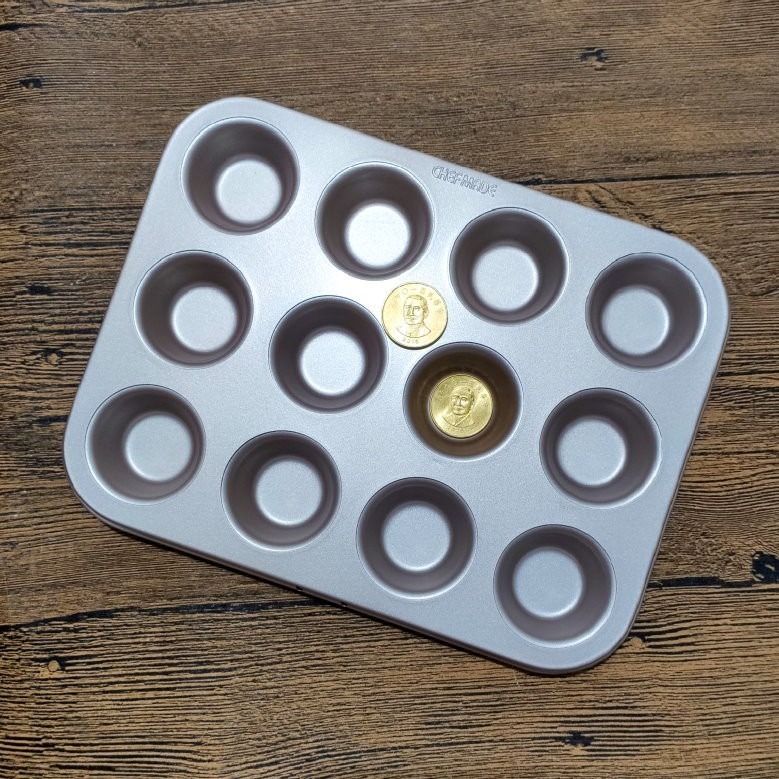 【巔品】✅發票&現貨 Chefmade 學廚 12連迷你馬芬模 黃金乳酪球模 小餐包模 迷你蛋糕模 烘焙用具 烤模  烘-細節圖4