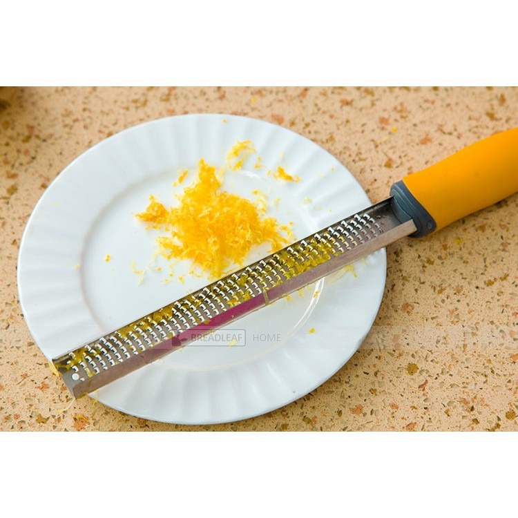 【巔品購物】✅發票&現貨 BREADLEAF 黃刨刀 多用途檸檬擦絲器 磨皮/磨泥器 檸檬刨刀 /起士刨刀 檸檬刨屑刀-細節圖6