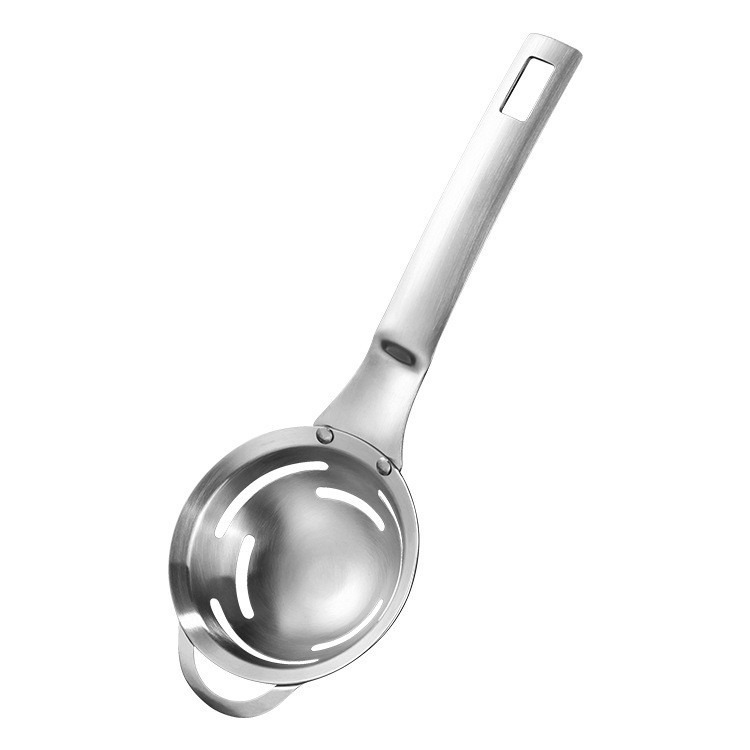 【巔品購物】[✅發票&現貨] 304不鏽鋼分蛋器 長柄分蛋器 蛋清蛋黃分離器 分蛋器 蛋黃分離器 雞蛋分離 蛋白過濾器-細節圖6