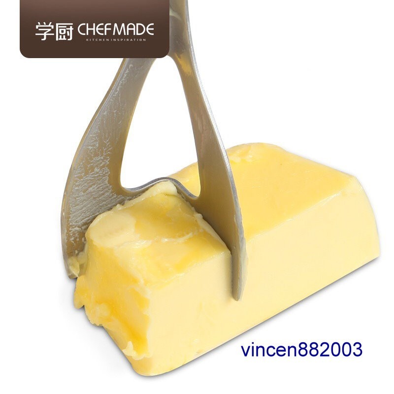 【巔品購物】現貨 chefmade學廚不鏽鋼奶油刀 黃油刀 奶油切刀 起士切刀 烘焙工具-細節圖3