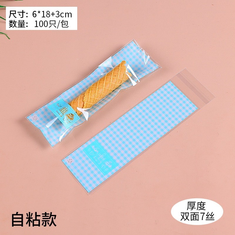 藍色格紋6*18公分