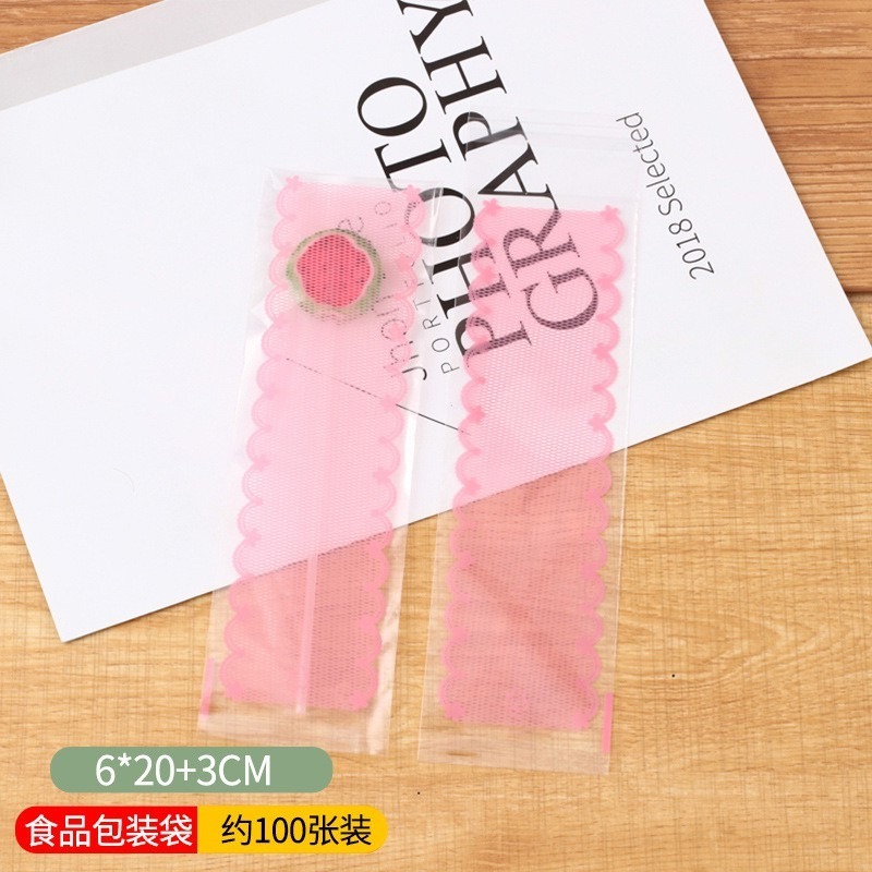 【巔品】✅ 發票 長條蛋捲袋 [6*18/6*20公分 自黏袋] 長條餅乾自黏袋 蛋捲包裝袋 脆笛酥阿拉棒包裝袋 巫婆手-規格圖9